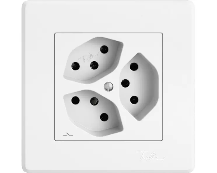 Feller EDIZIOliv Steckdose UP T13 3/1xT13