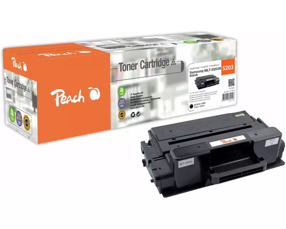 Peach Toner Samsung MLT-D203S Black