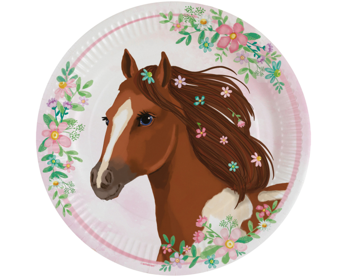 NEUTRAL Teller Pferd 23cm 9909874-66 8 Stück