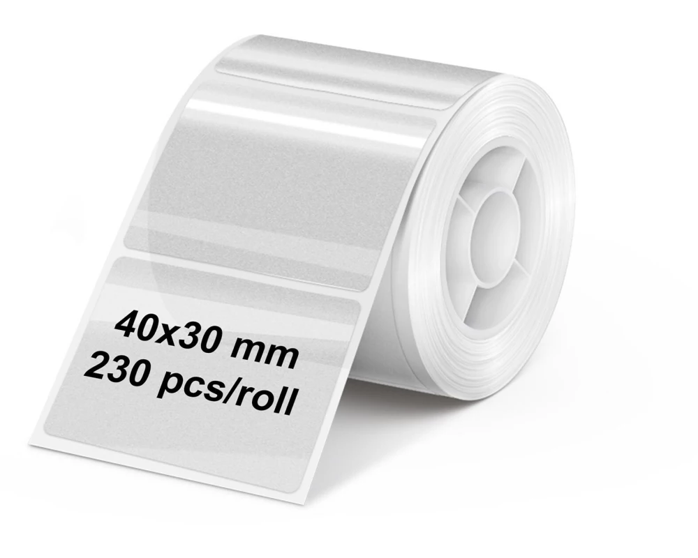 Olympia Etikettenrolle für PM220, 40 x 30 mm, Transparent