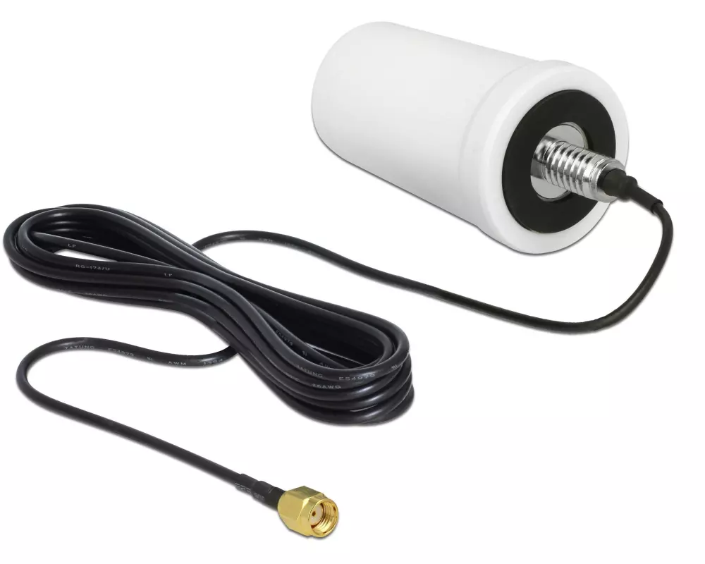 Delock WLAN-Antenne RP-SMA, Dualband RP-SMA 0 dBi Rundstrahl