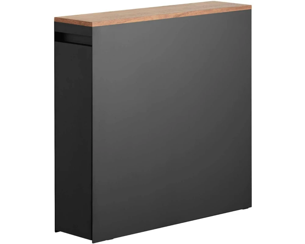 Yamazaki Badezimmerregal Tower 56 x 55 cm, Schwarz