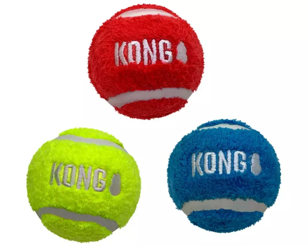 Kong Hundeball Sport Softies 3-er Pack, assortiert, M