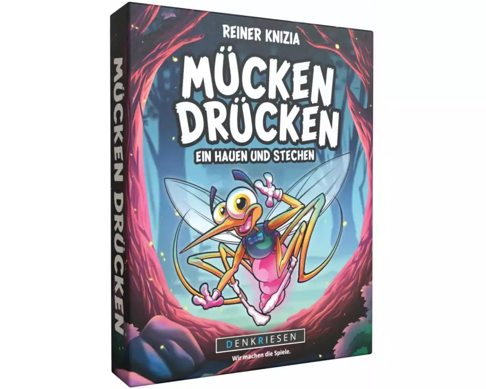 Denkriesen Mücken Drücken Familien-Wuerfelspiel