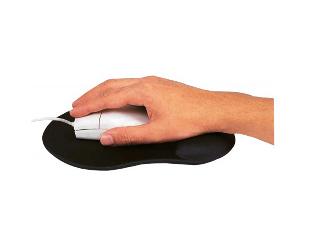 T'NB Ergo Design Mausmatte ergonomisch mit Gel Einsatz, schwarz