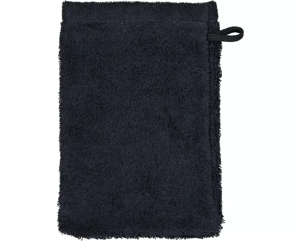Cawö Waschhandschuh Lifestyle 16 x 22 cm, Schwarz