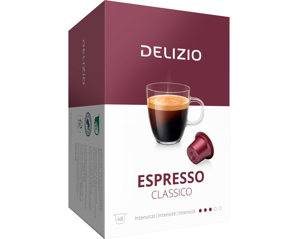 DELIZIO Kaffeekapseln 10176082 Espresso 48 Stk.