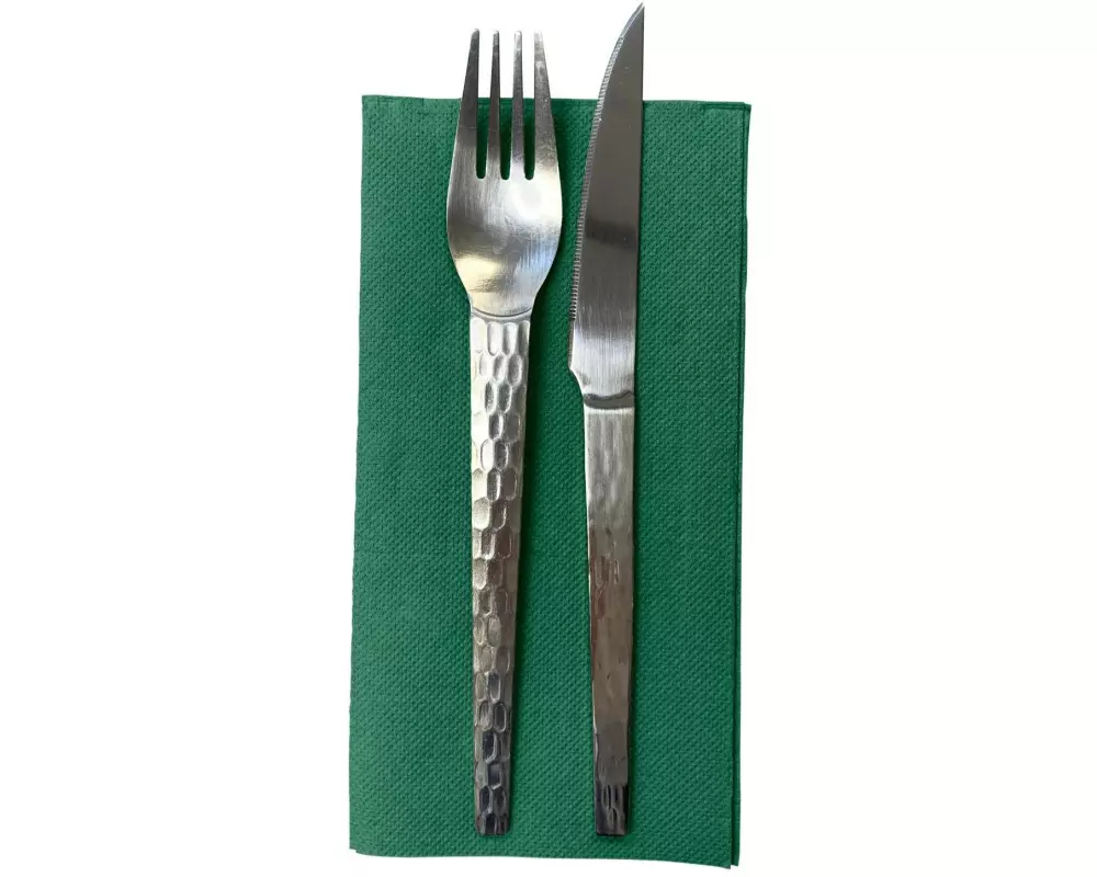 PRO nappe Papierservietten 2-lagig, 38 x 38 cm, 40 Stück, Tannengrün