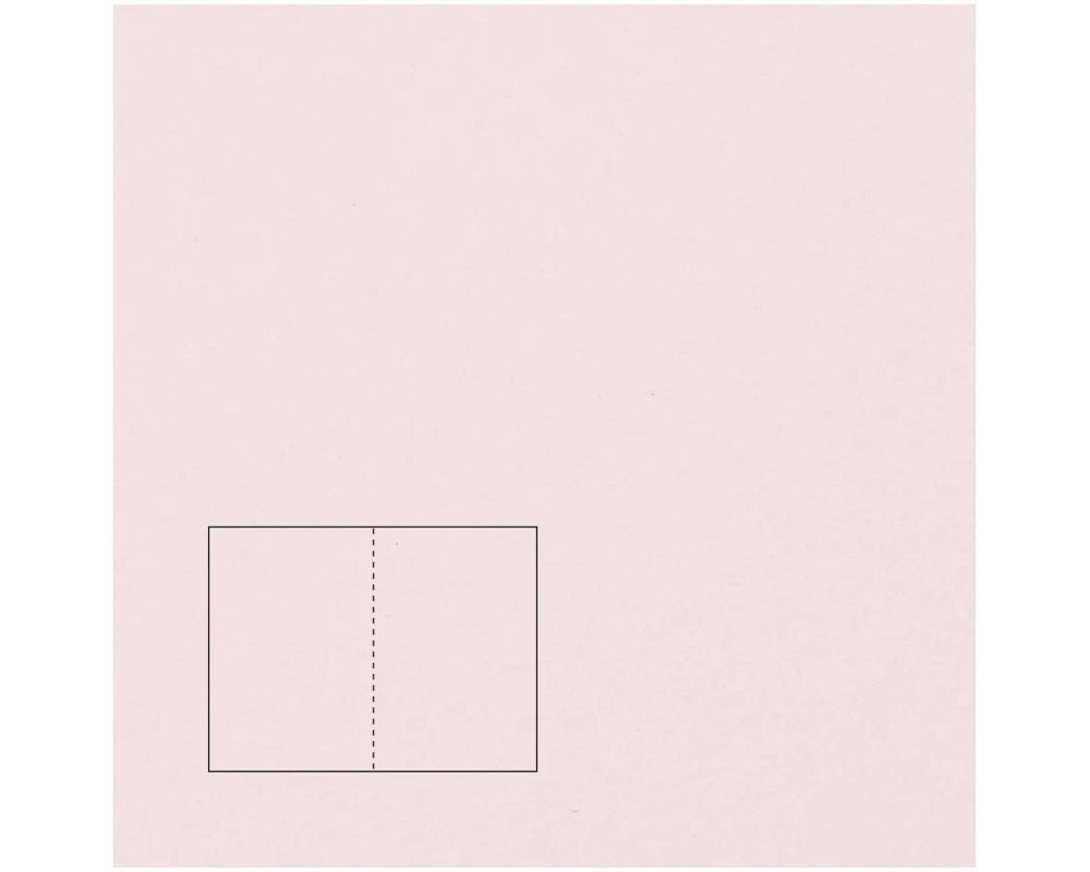 Rico Design Paper Poetry Essentials Klappkarte A5, Rosa