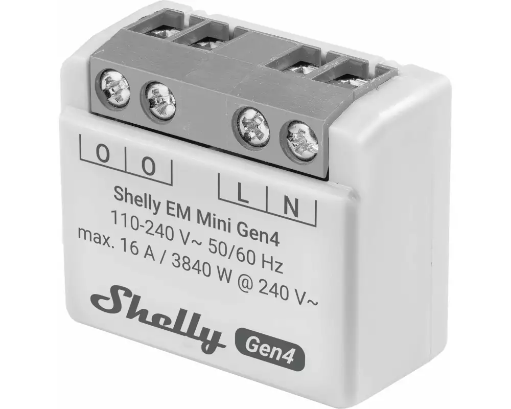 Shelly EM Mini Gen4 Energiemesser 16 A
