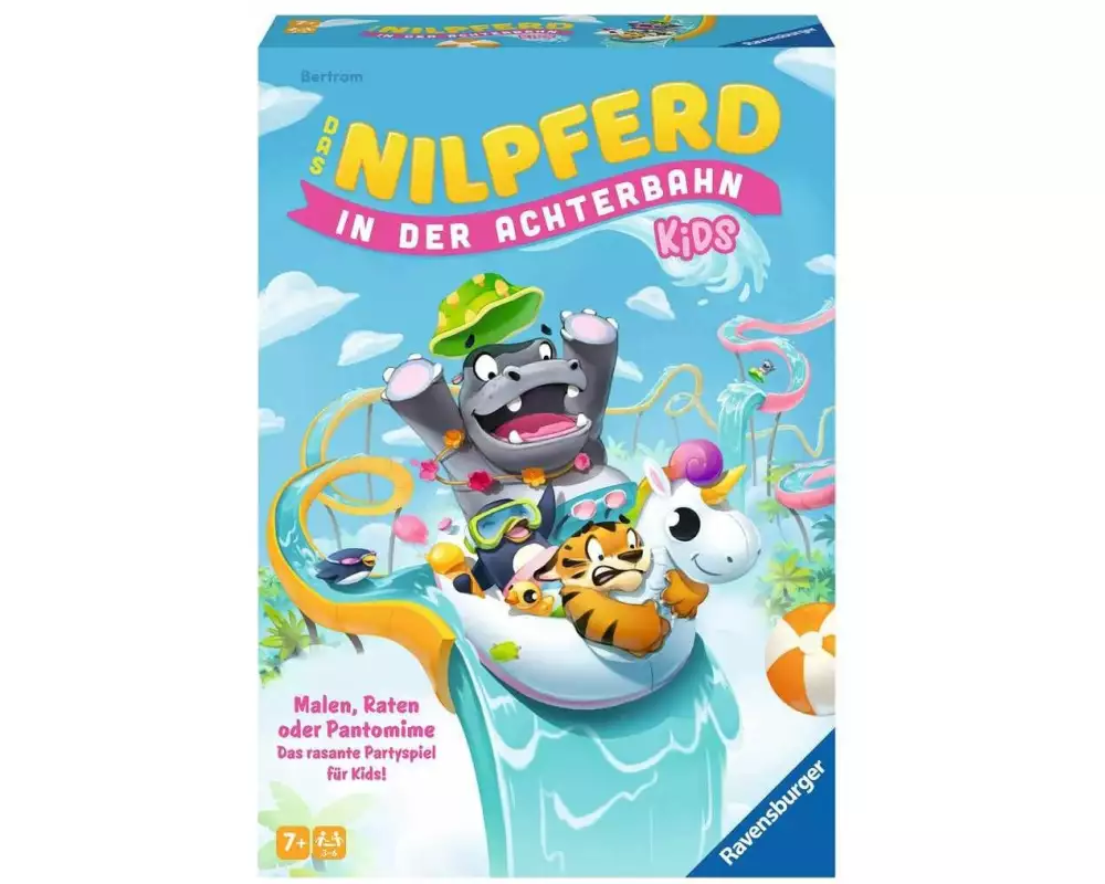Ravensburger Kinderspiel Das Nilpferd in der Achterbahn Kids -DE-