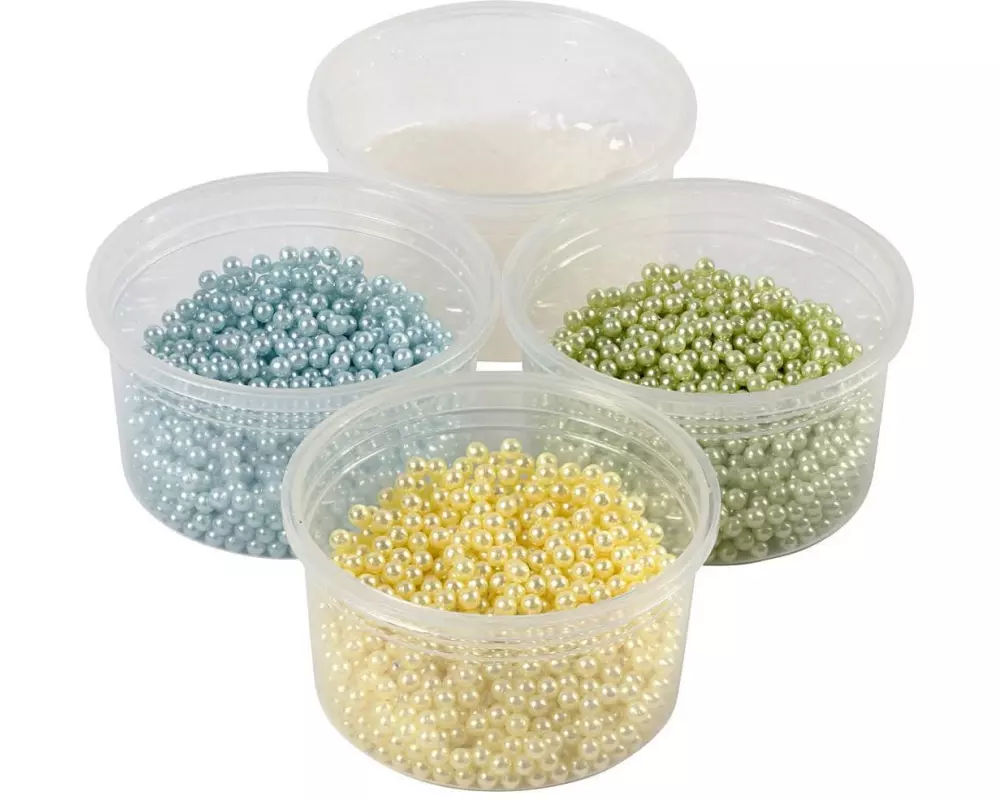 Creativ Company Modellier-Set Pearl Clay 3 x 25 g