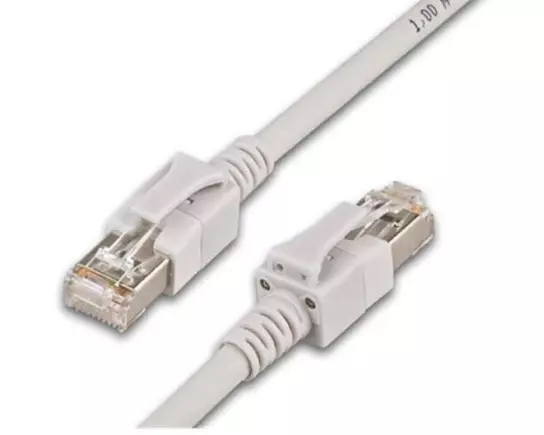 Wirewin Patchkabel RJ-45 - RJ-45, Cat 6A, S/FTP, 2 m, Grau