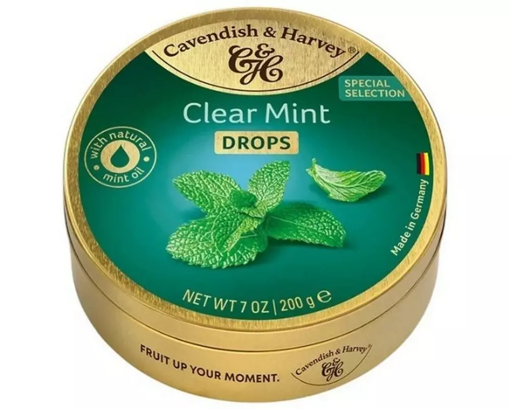 Cavendish & Harvey Clear Mint Drops 200 g