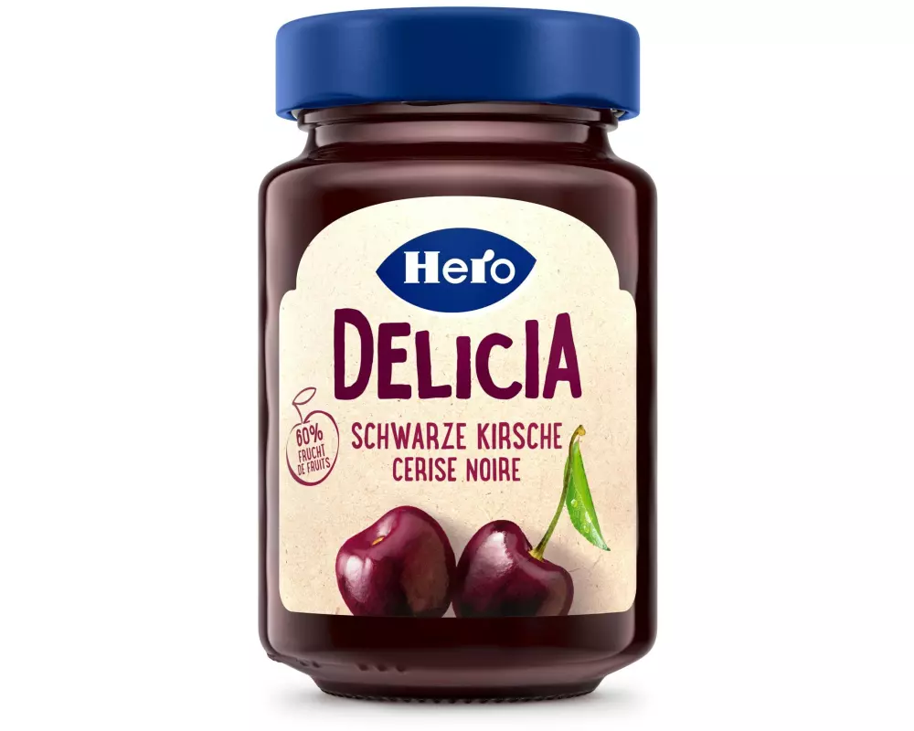 Hero Brotaufstrich Schwarze Kirschenkonfitüre 290 g