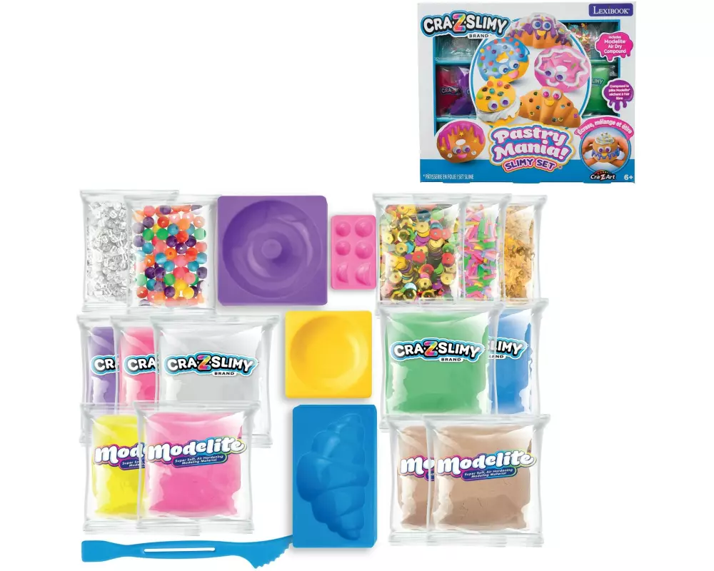 Cra-Z-Art Knete Cra-Z-Slimy Pastry Mania Mehrfarbig