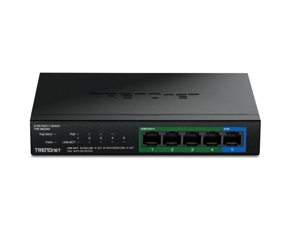 TRENDnet TPE-BG350 5-Port 2.5G Switch PoE++