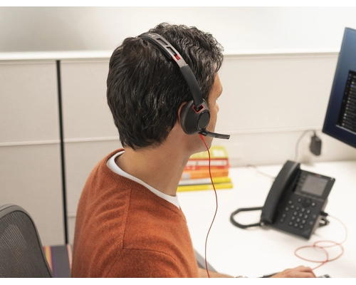 Poly Blackwire 5210 Wired On-ear Mono Headset