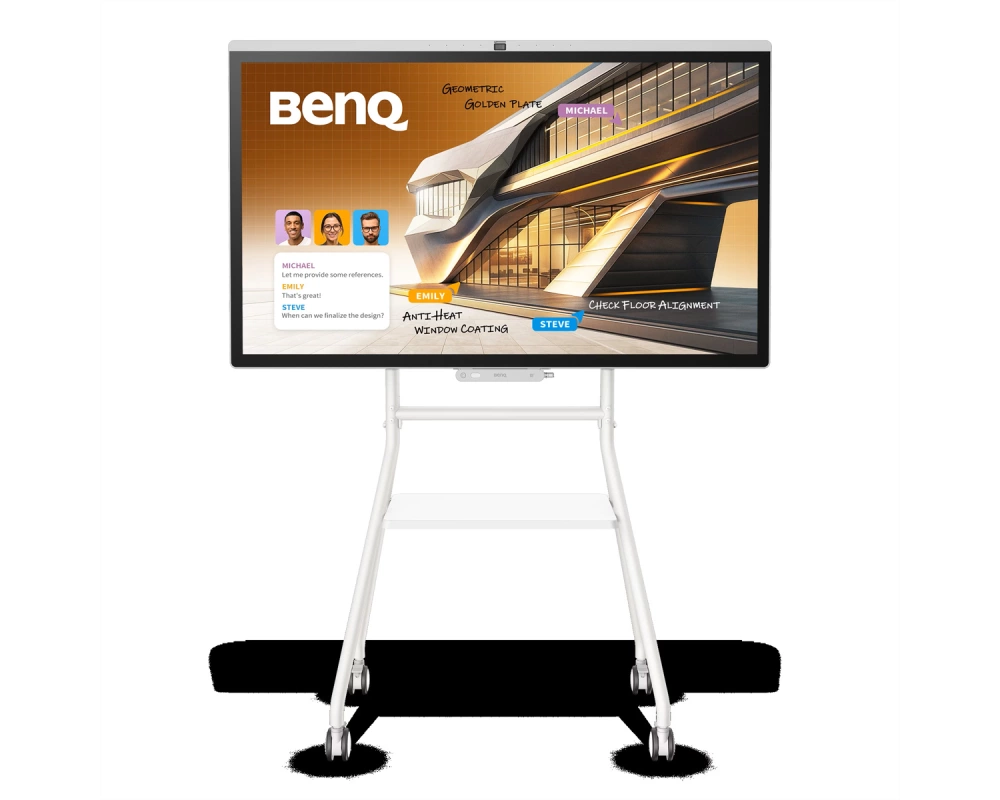 BenQ Rotating Rolling Stand MT01R, 55", 60kg, 400x400mm