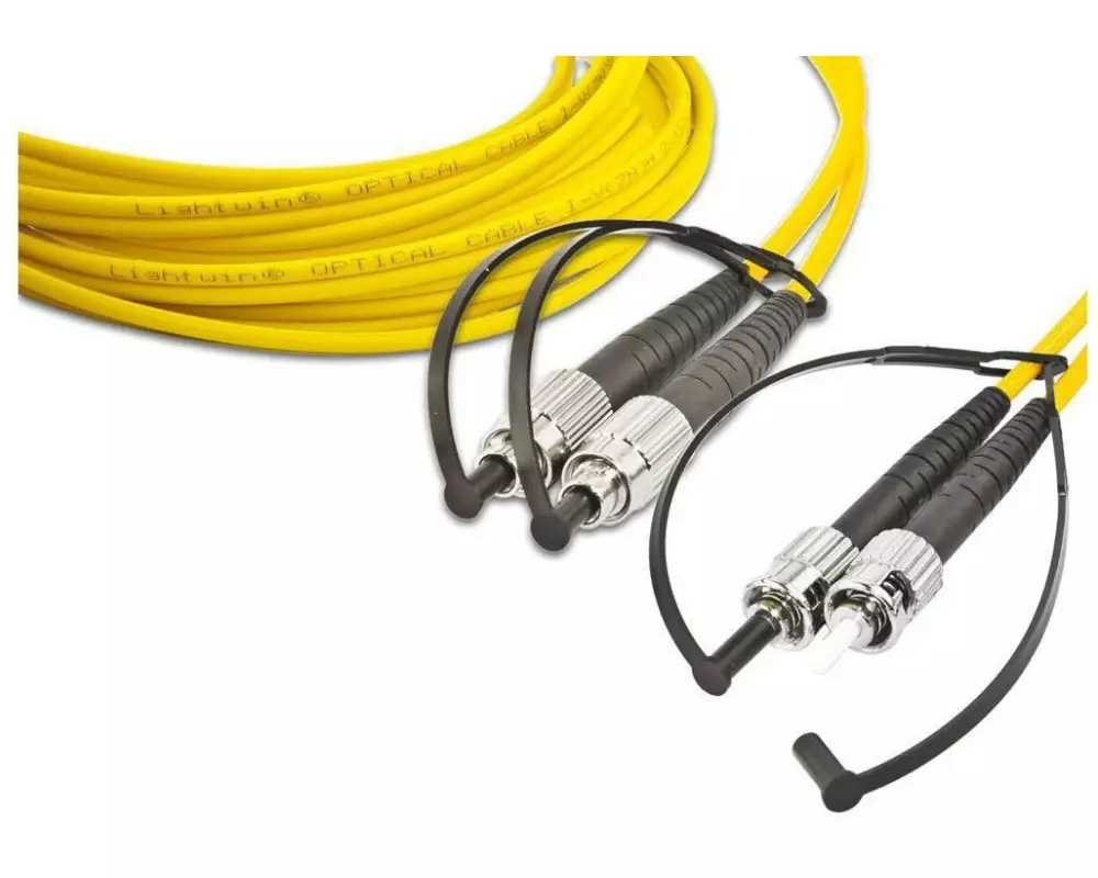Lightwin LWL-Patchkabel FC-ST, Singlemode, Duplex, 1m