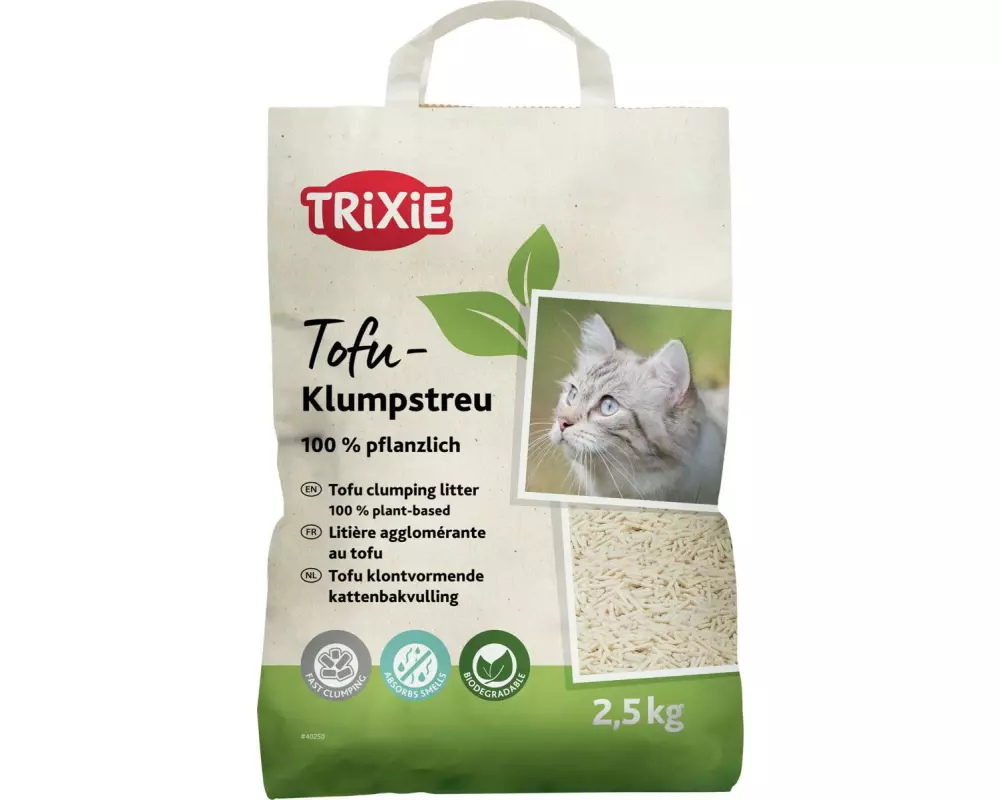 Trixie Katzenstreu Katzenstreu Tofu 2.5 kg