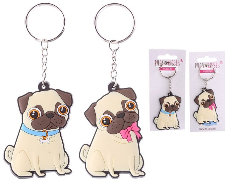 ROOST Schlüsselanhänger Mops Key48