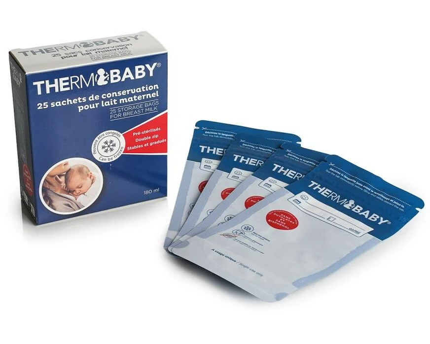 Thermobaby Muttermilchbeutel Weiss 25 Stück