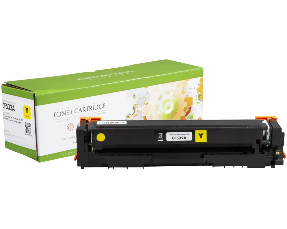 STATIC Toner cartridge compatible with HP CF532A yellow compatible 900 pages