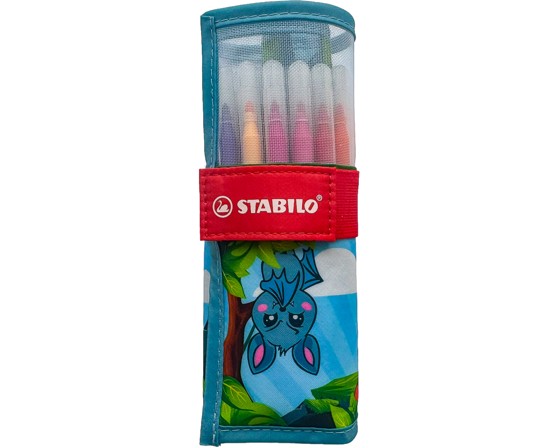 STABILO Fasermaler Power Animal 2mm CH280/18-06 blau 18 Stück