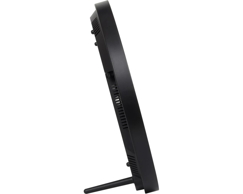 TFA Dostmann Digitale LED-Wand- oder Tischuhr Schwarz