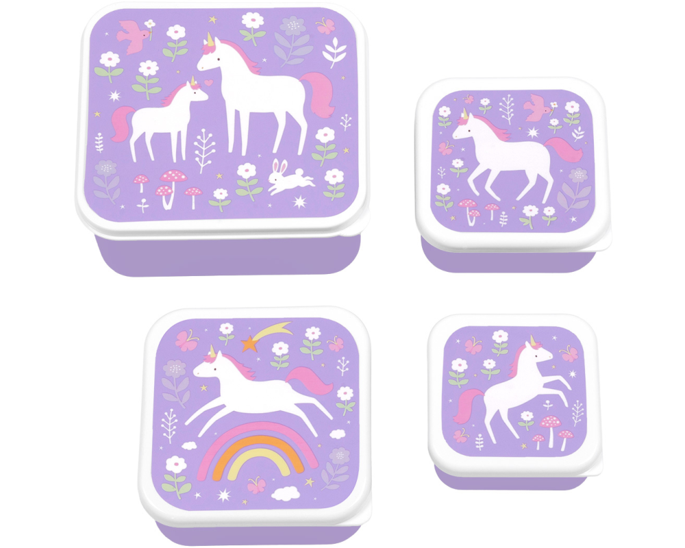 A Little Lovely Company Lunch und Snack Box Weiss