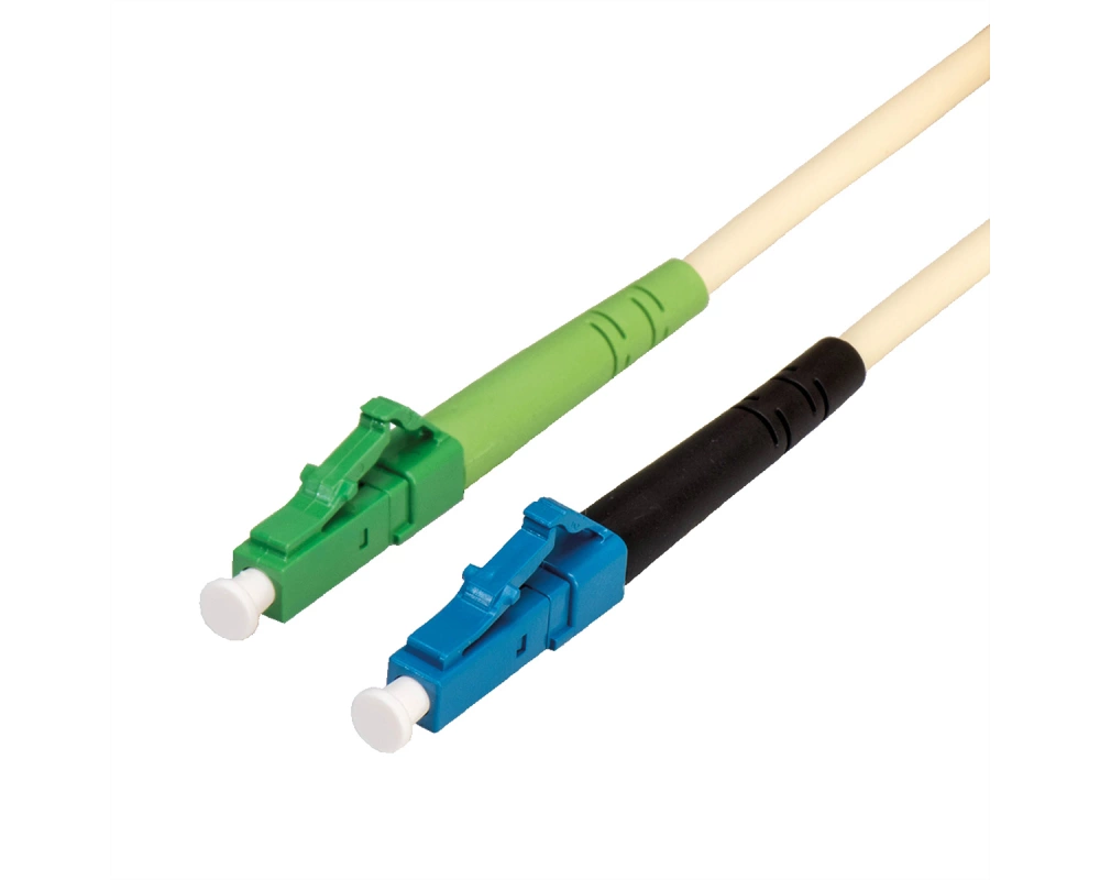 Glasfaserkabel 9/125µm, LC UPC / LC APC Stecker, simplex, 15 m