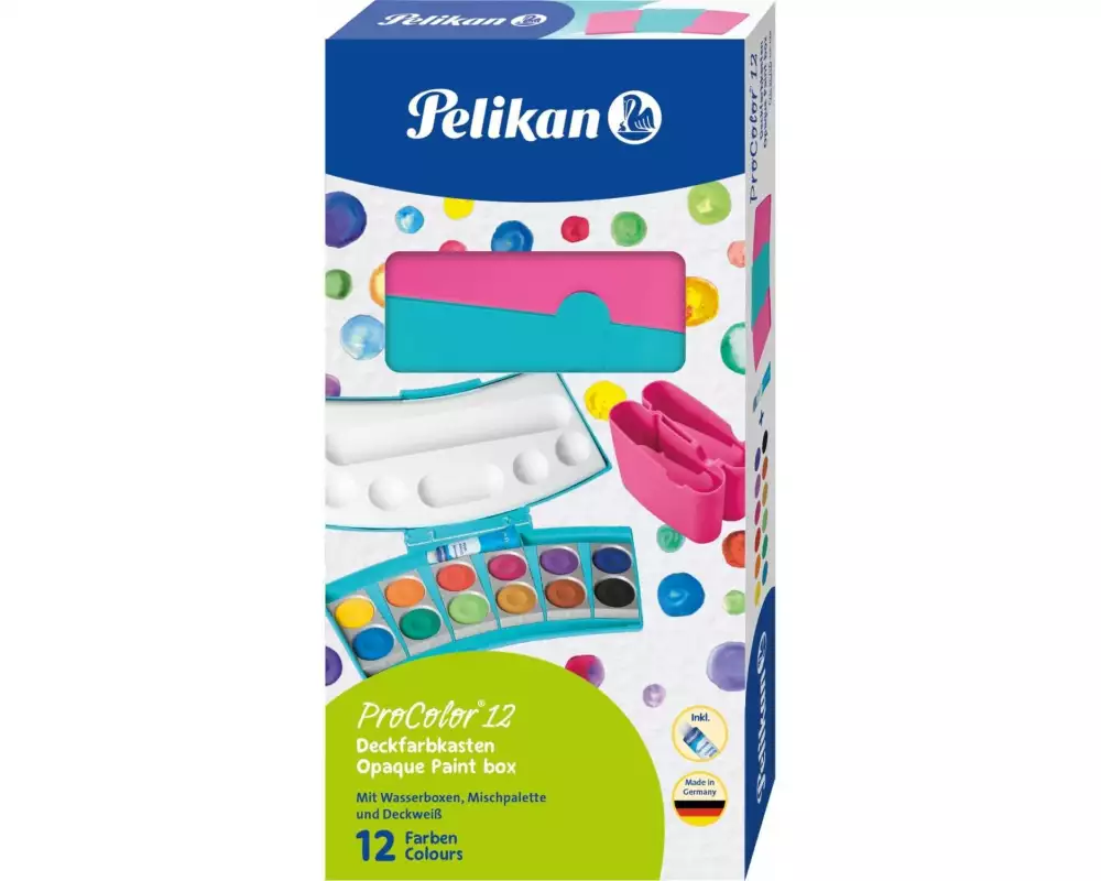 Pelikan Wasserfarbe Deckfarbkasten Mehrfarbig