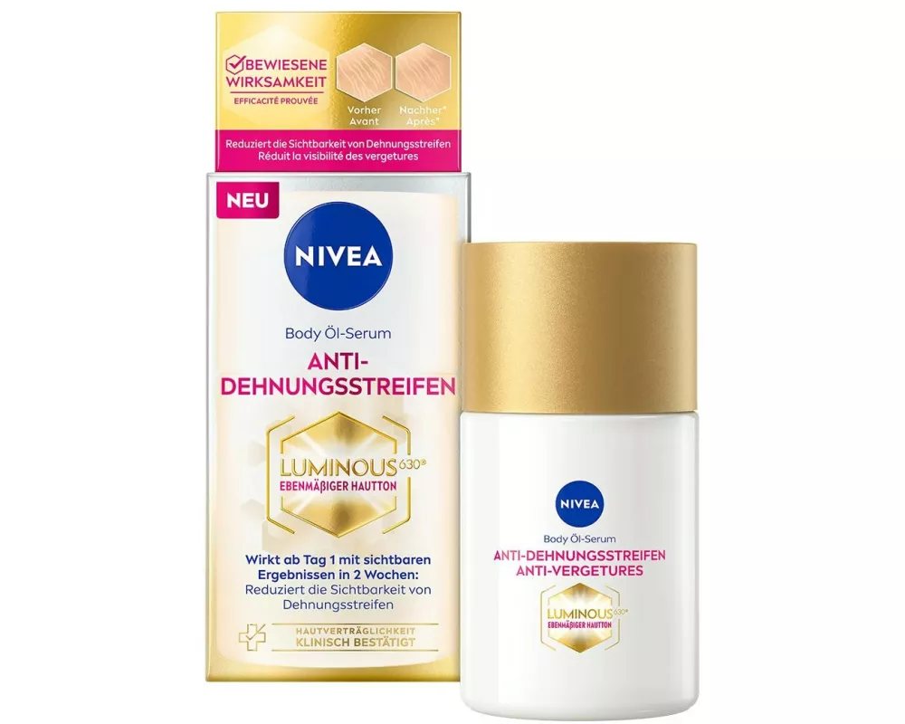 NIVEA Körperöl Luminous 630 Anti-Dehnungsstreifen 100 ml