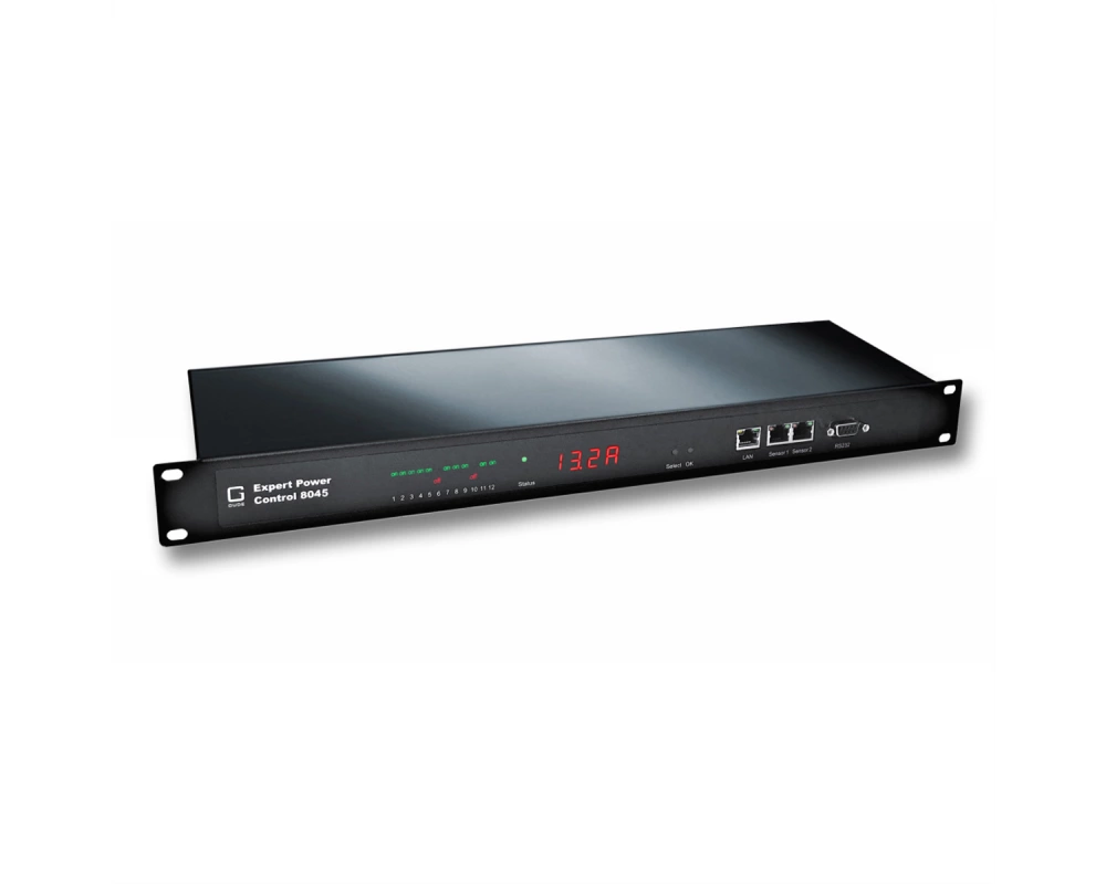 GUDE 8045-2 Expert Power Control NET 12x C13, IEC-Lock, Messung pro Port, 2xSensorport