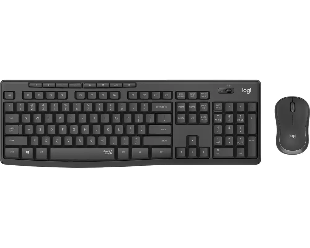 Logitech Tastatur-Maus-Set MK295 Graphite US-Layout