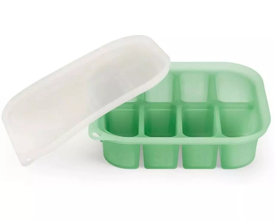 Haakaa Gefrierform Easy-Freeze 8 Fächer, Erbsengrün