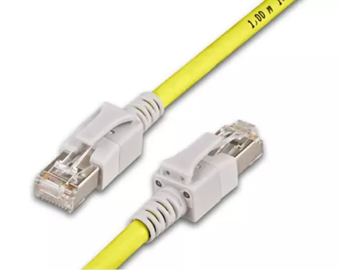 Wirewin Patchkabel RJ-45 - RJ-45, Cat 6A, S/FTP, 5 m, Gelb