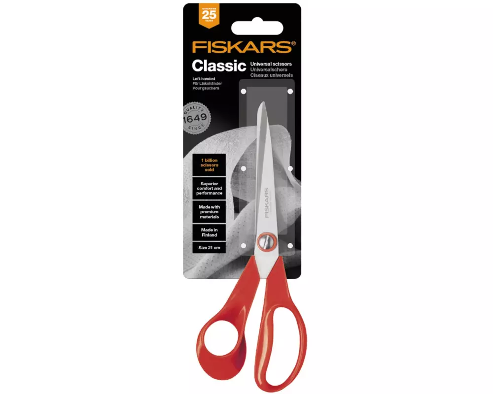 Fiskars Schere Classic-Universal 21 cm Rostfreier Stahl
