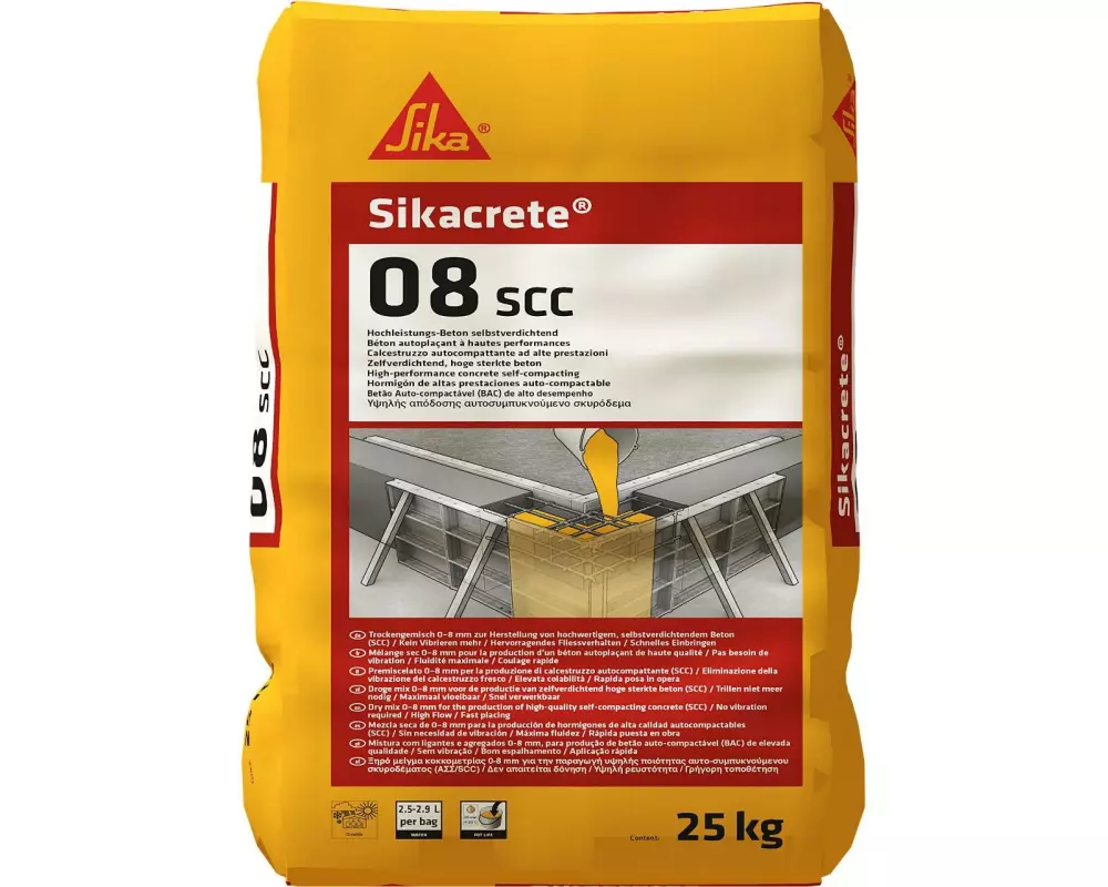 Sika Sikacrete SCC-08 Trockenbeton Grau 25 kg