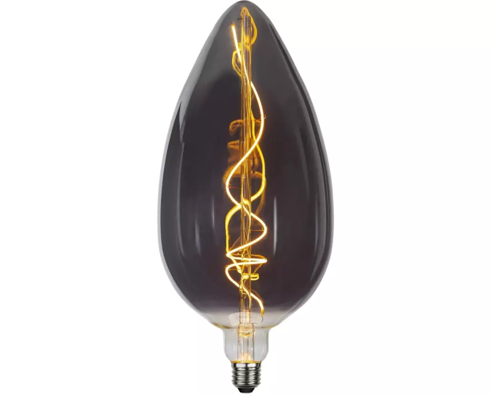 Star Trading Lampe Industrial Vintage Smokey 5.8 W (60 W) E27 Warmweiss