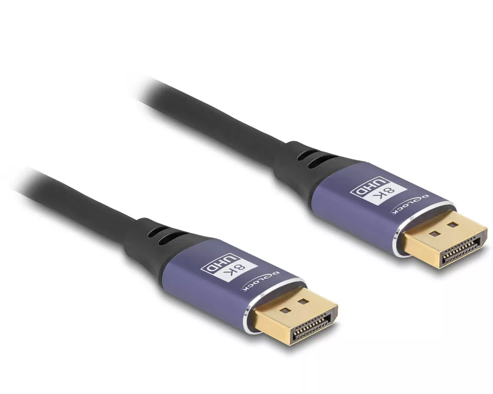 Delock Kabel 8K 60 Hz DisplayPort - DisplayPort, 3 m, Flieder