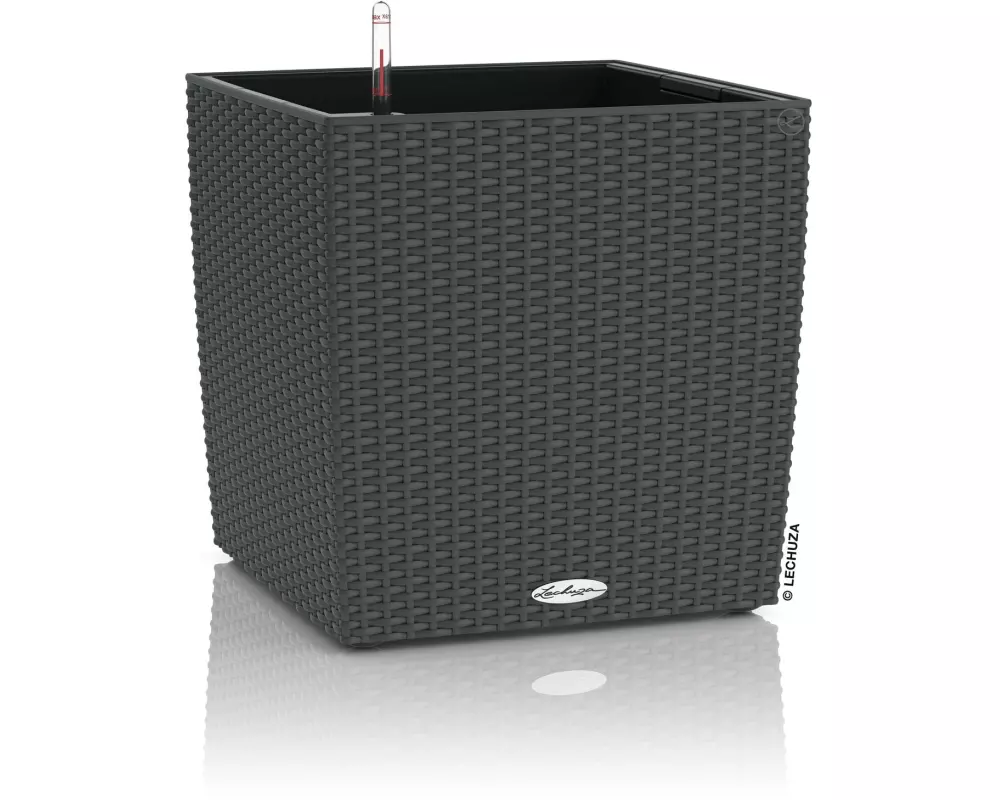 Lechuza Blumentopf Cube Cottage 40 Granit