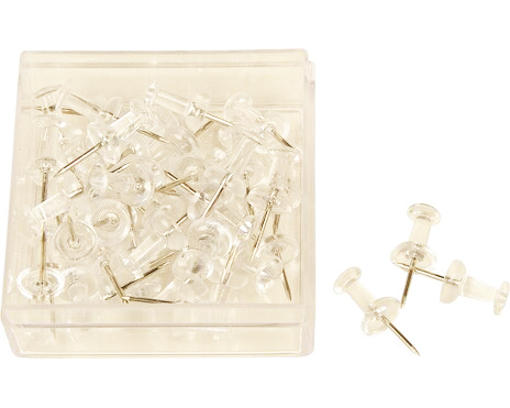 ALCO Pinwand-Nadeln 662-22 glasklar 40 Stück