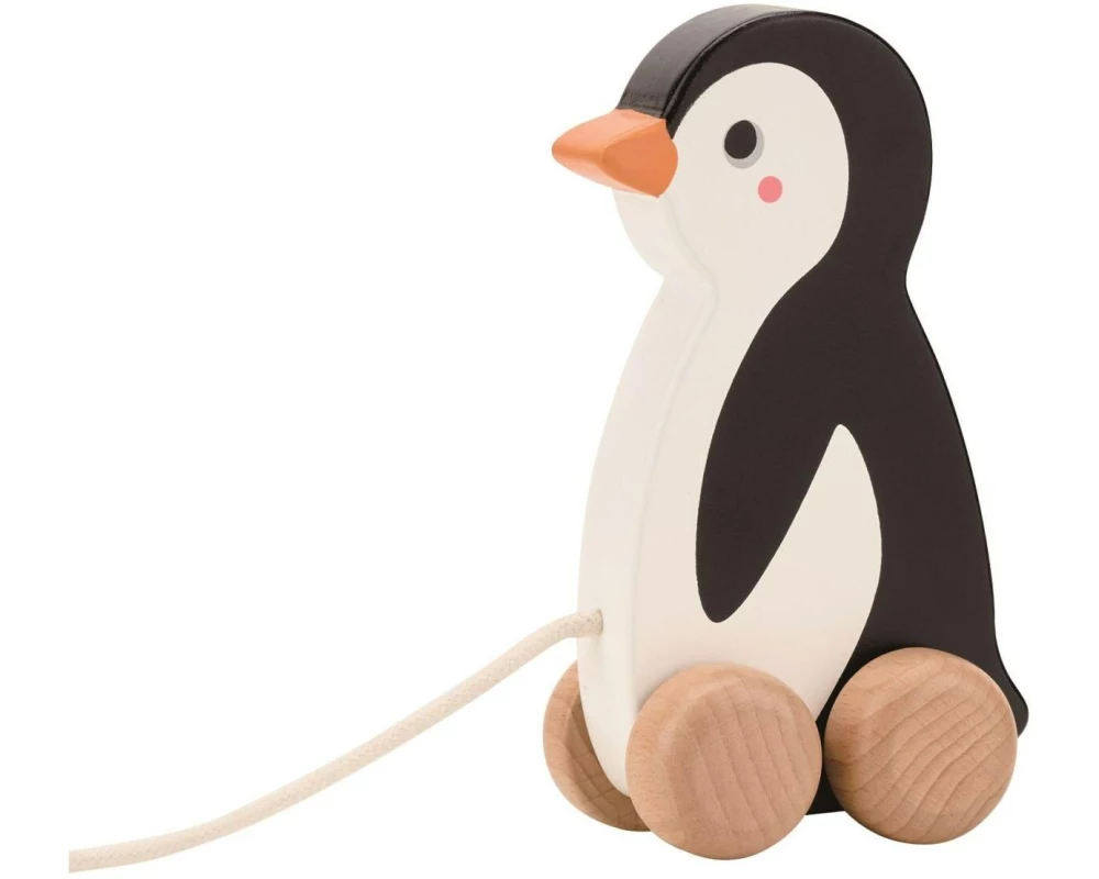 Spielba Holzspielwaren Nachzieh-Pinguin