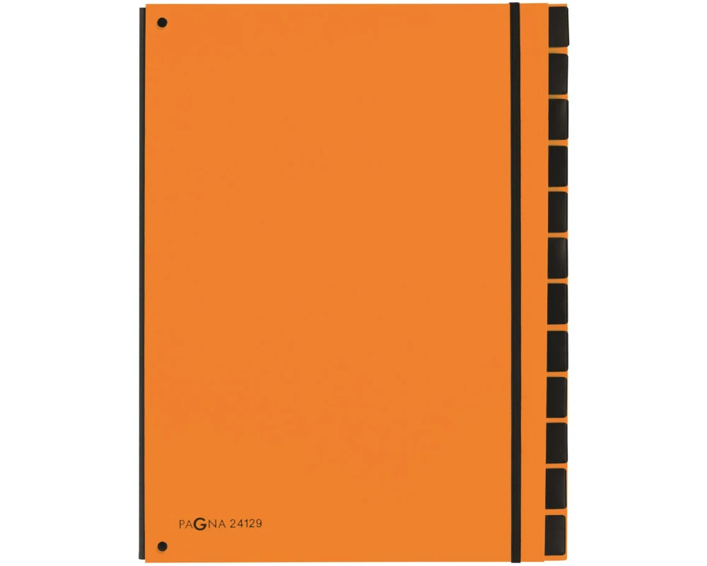 Pagna Ordnungsmappe A4 Trend Orange, 12 Fächer