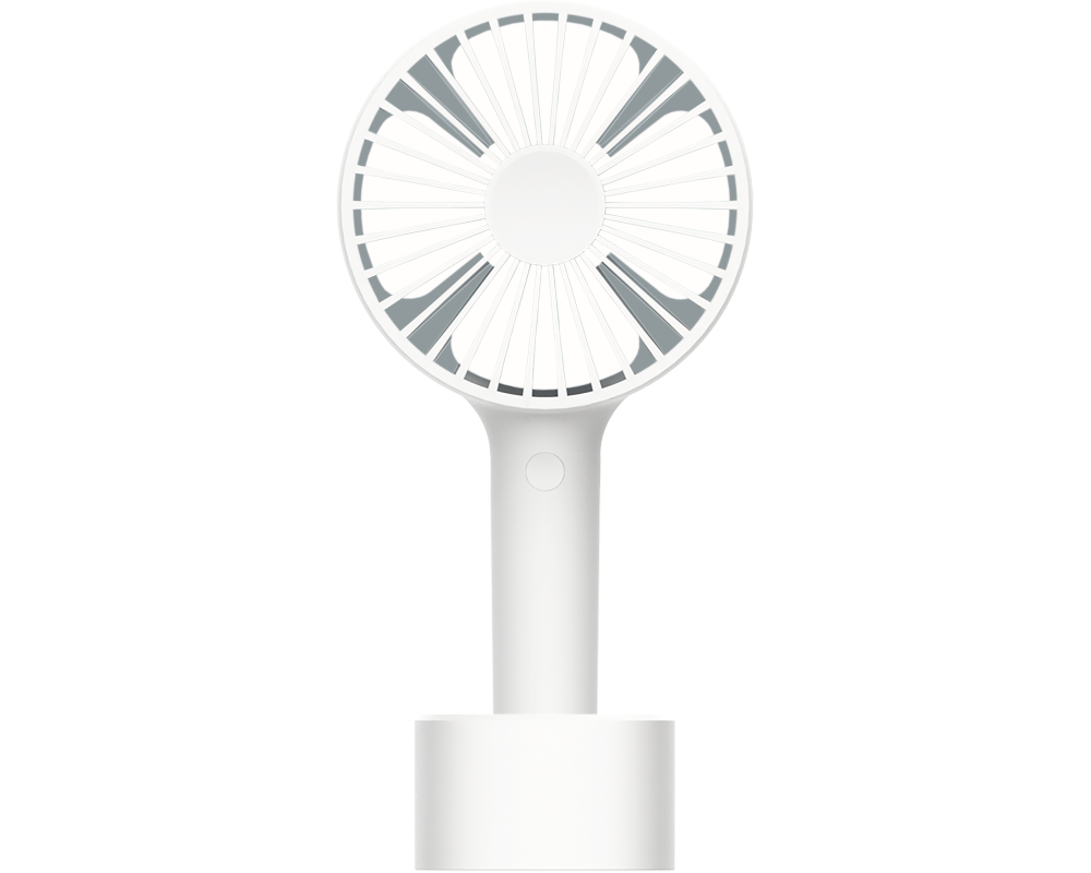 AIOLOS Ventilator PANTOU F3 10cm 67.F3WS-1 weiss, Akku, USB-C