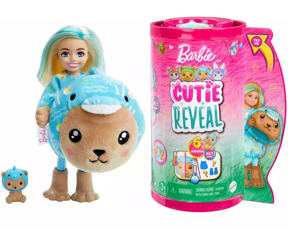Barbie Puppe Barbie Cutie Reveal Chelsea – Teddy Dolphin