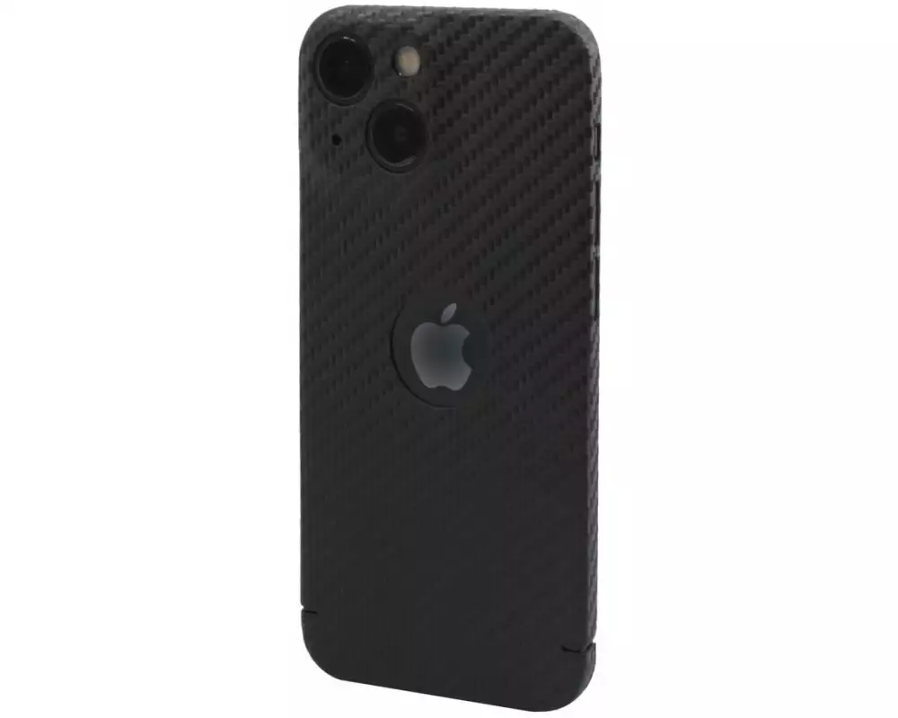 Nevox Back Cover Carbon Series Logo iPhone 14 Schwarz