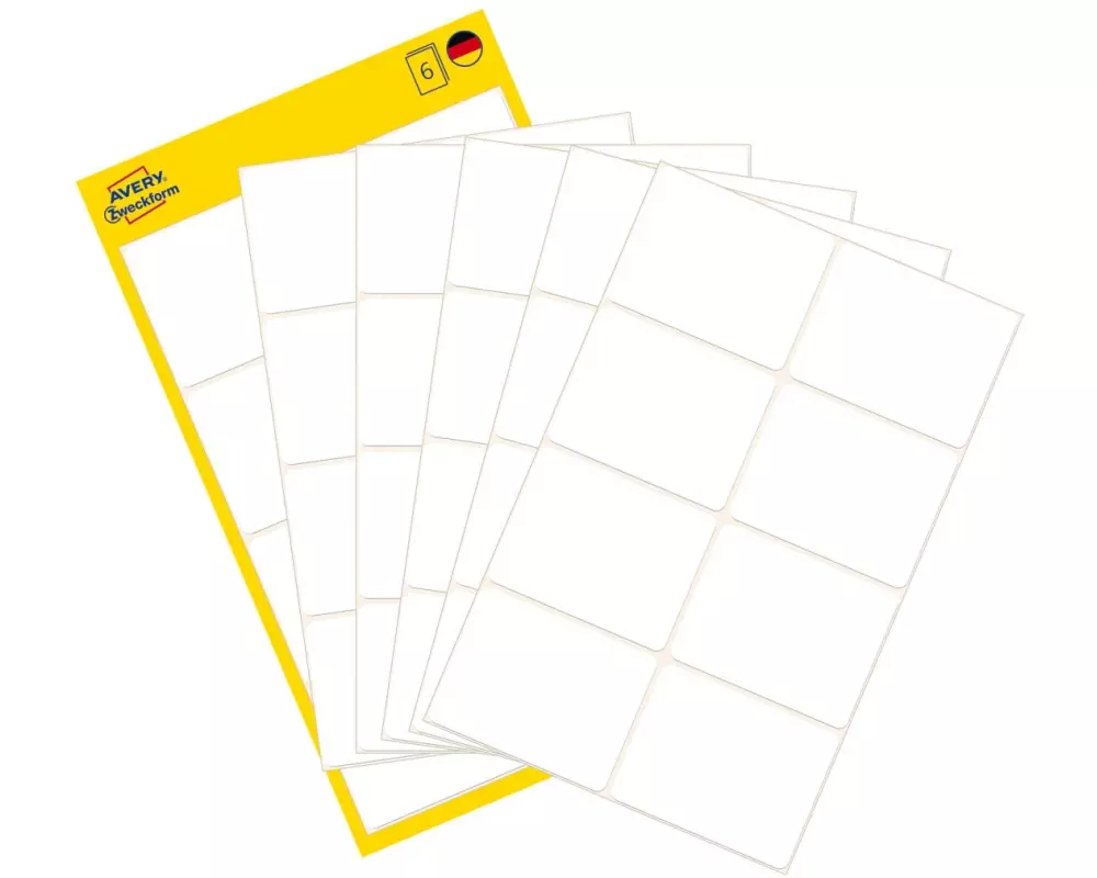 Avery Zweckform Vielzweck-Etiketten 32 x 23 mm, 6 Blatt